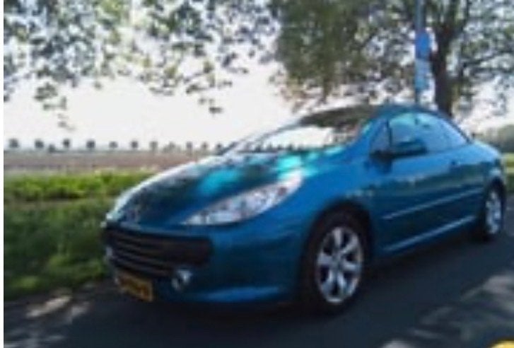 Peugeot 307 1.6 16V CC 2008 Blauw, Auto's, Peugeot, 4 cilinders, Cabriolet, Handgeschakeld, 1587 cc