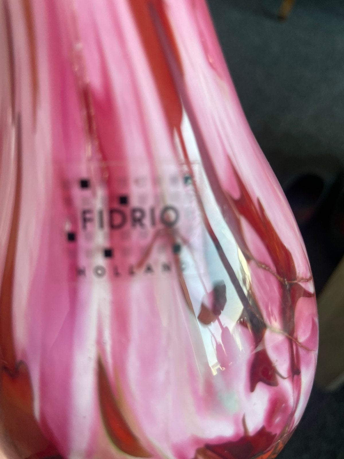 Origineel vaasje van fidrio, Ophalen, Zo goed als nieuw