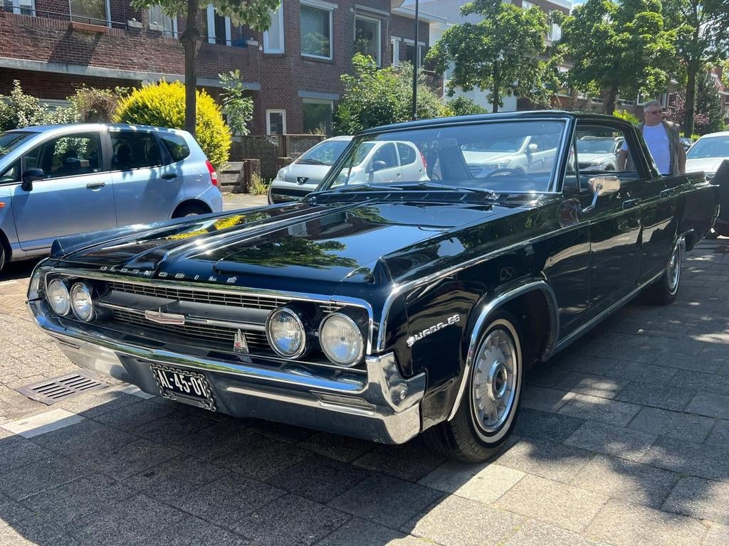 Oldsmobile Super 88 - Rocket V8 - 1964 - 4-Deurs Hardtop, Auto's, Oldsmobile, Automaat, Achterwielaandrijving, 8 cilinders, Leder en Stof