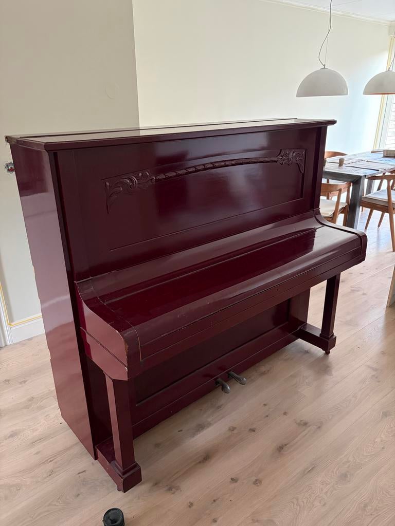 Steinbach Piano - Mooie Roodbruine Piano, Ophalen, Gebruikt, Overige kleuren, Piano