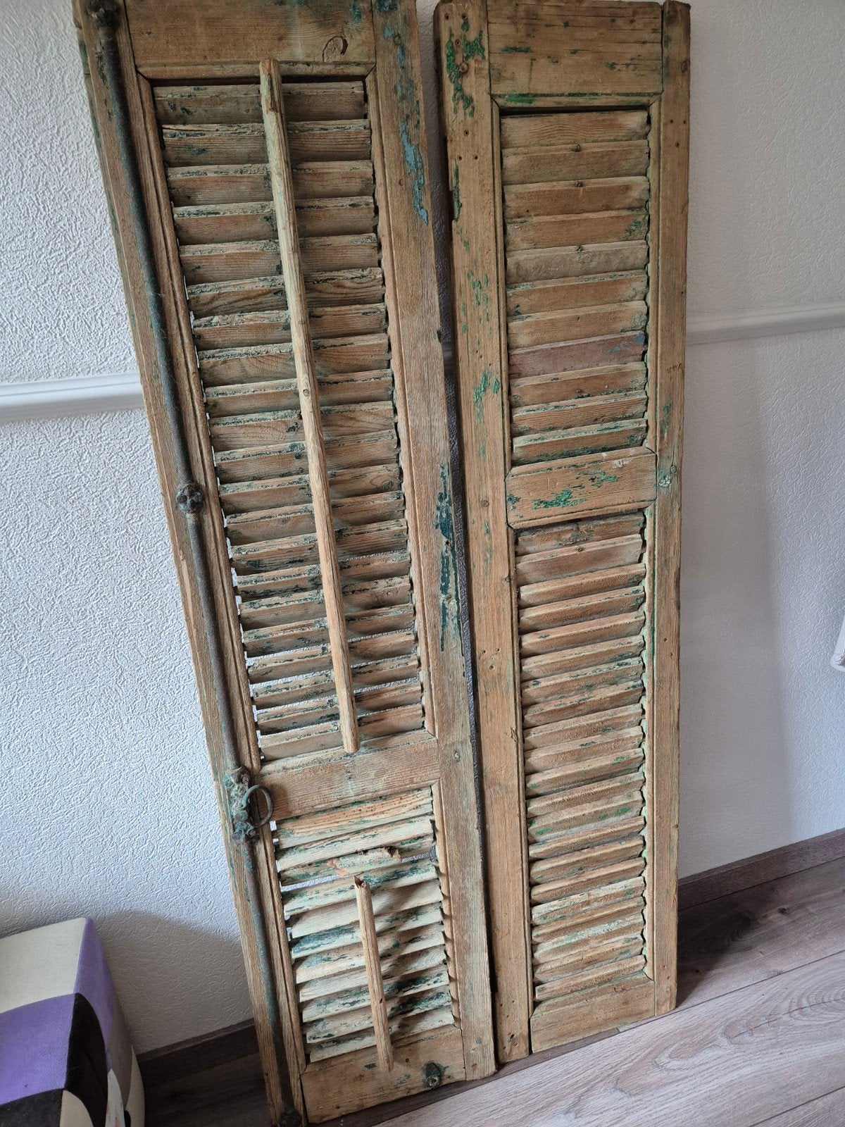 Louvre deurtjes ter decoratie - 33x150cm, Ophalen