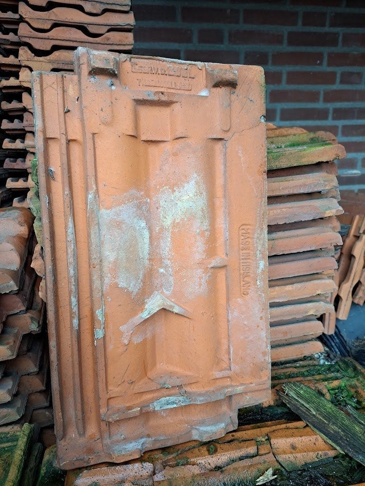 Mulden dakpannen, Ophalen, Gebruikt