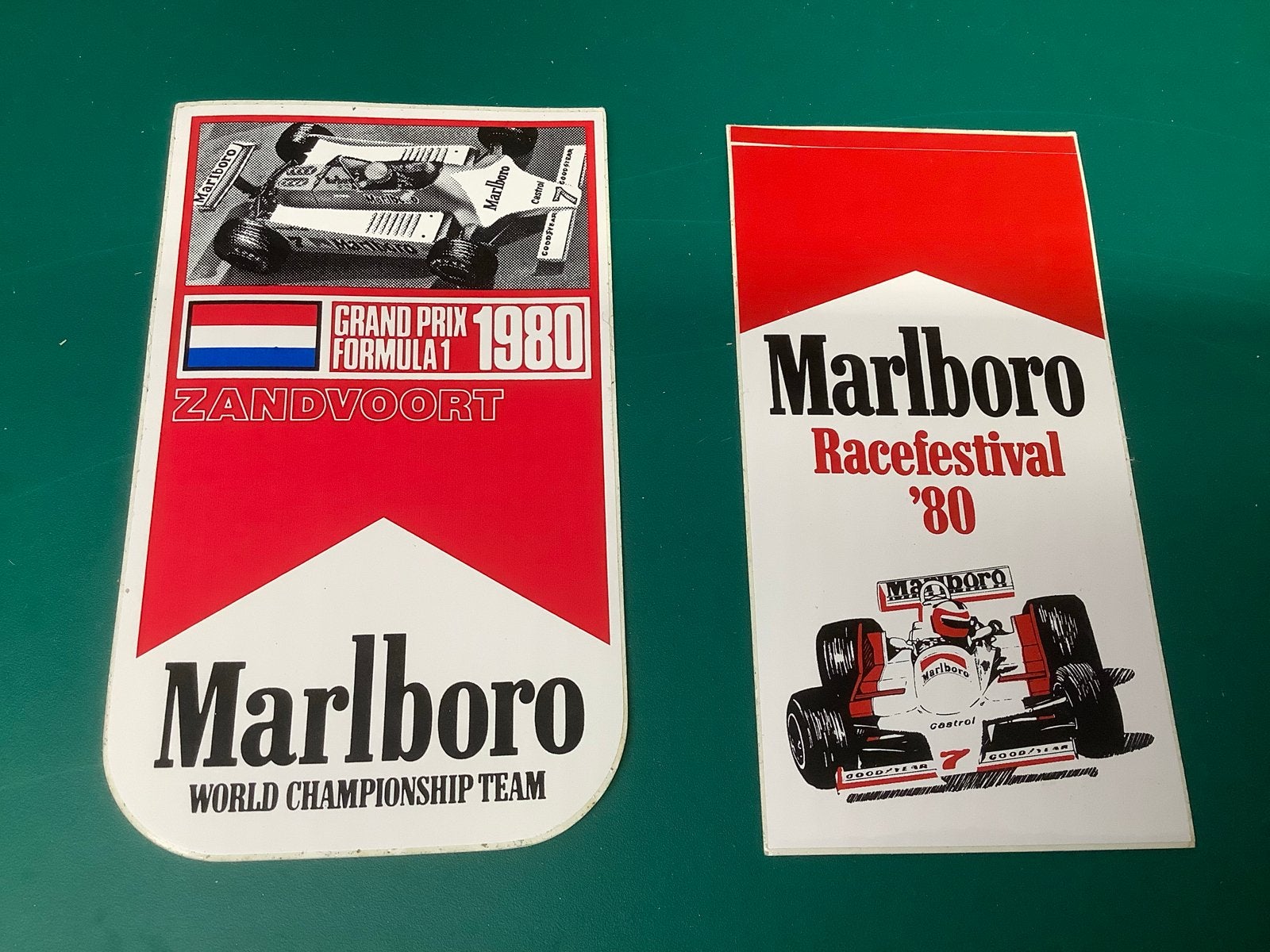 Marlboro Formule 1 Stickers Zandvoort 1980 Racefestival, Ophalen of Verzenden, Zo goed als nieuw, Sport