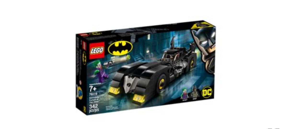 LEGO Batman 76119 Batmobile: Achtervolging van The Joker, Compleet, Gebruikt, Overige thema's, Lego