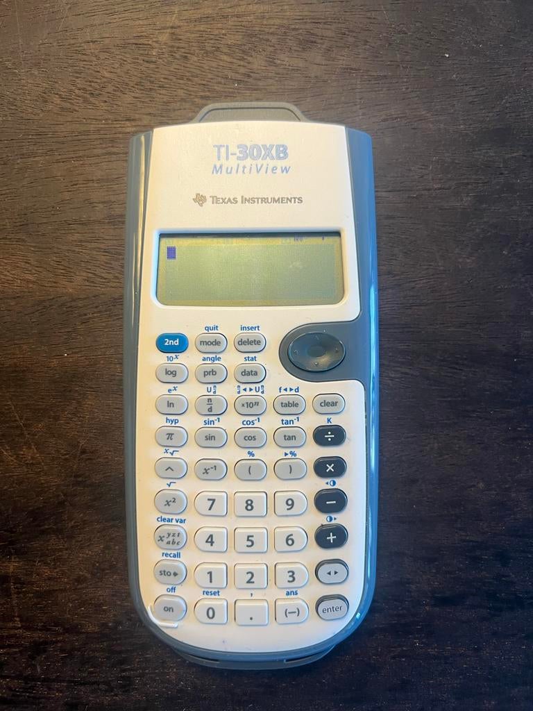 TI-30XB Multiview Rekenmachine zgan, Ophalen of Verzenden, Grafische rekenmachine, Zo goed als nieuw