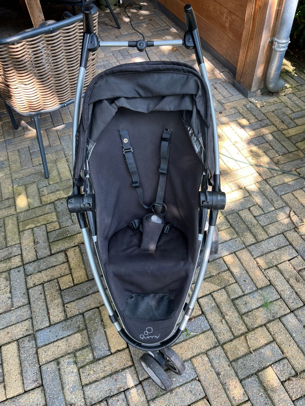 Quinny Zapp Xtra Buggy Zwart, Ophalen, Gebruikt, Quinny, Verstelbare rugleuning