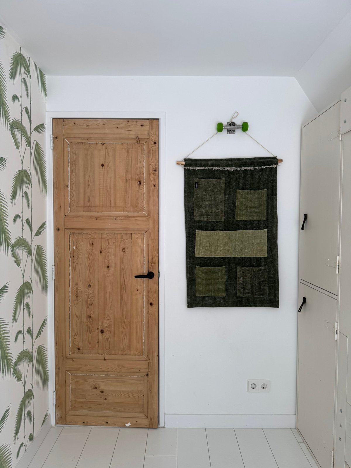 BY-BOO wandorganizer groen – stoffen wandhanger met 5 vakken, Ophalen, Zo goed als nieuw