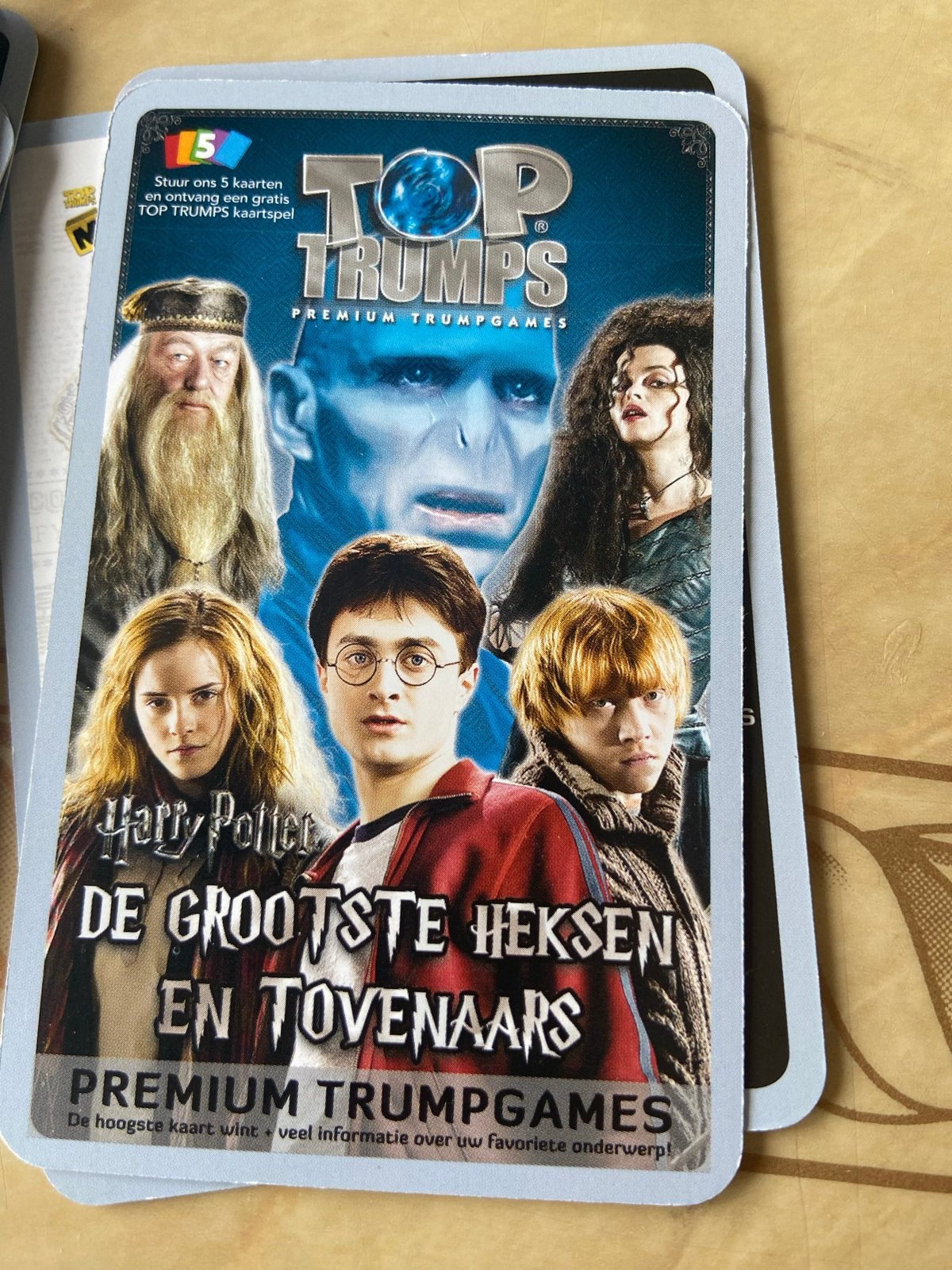 Harry Potter Top Trumps Kaartspel - De Grootste Heksen en To, Verzamelen, Speelgoed, Ophalen of Verzenden, Zo goed als nieuw