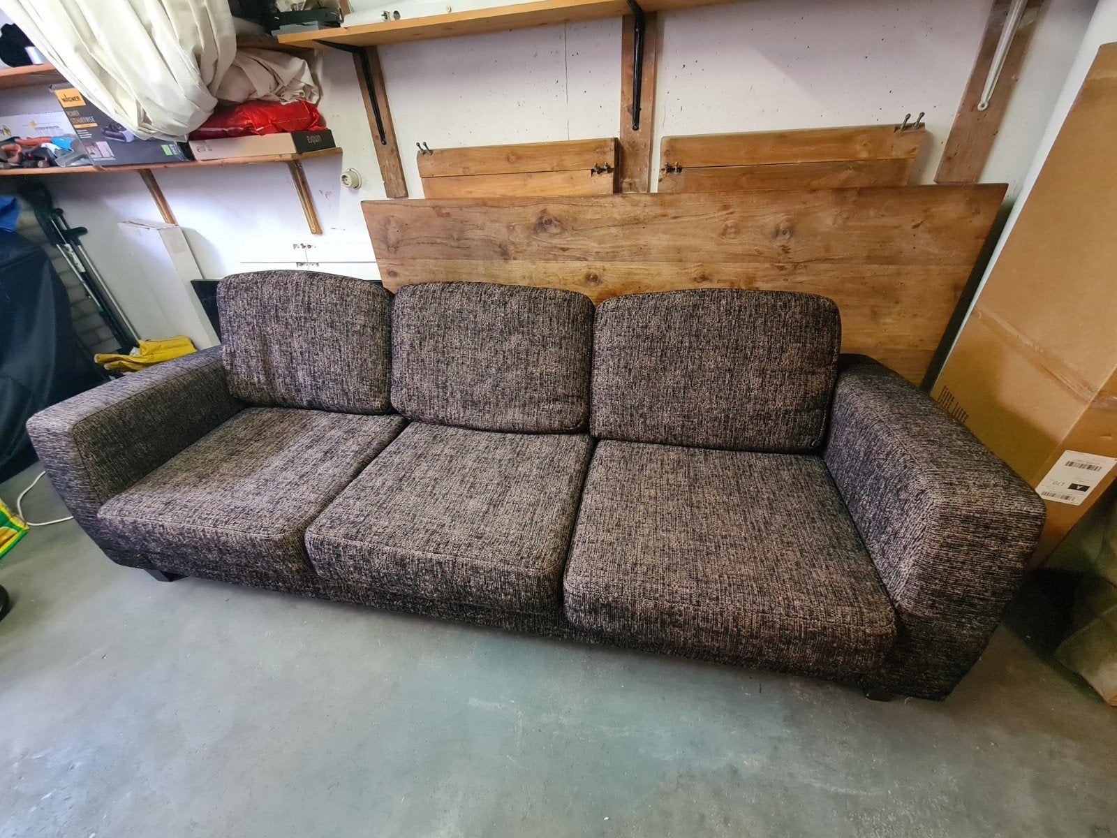Gratis - Comfortabele 3-zitsbank en 1-zitbank set, Ophalen, Gebruikt, Modern comfort, Driepersoons