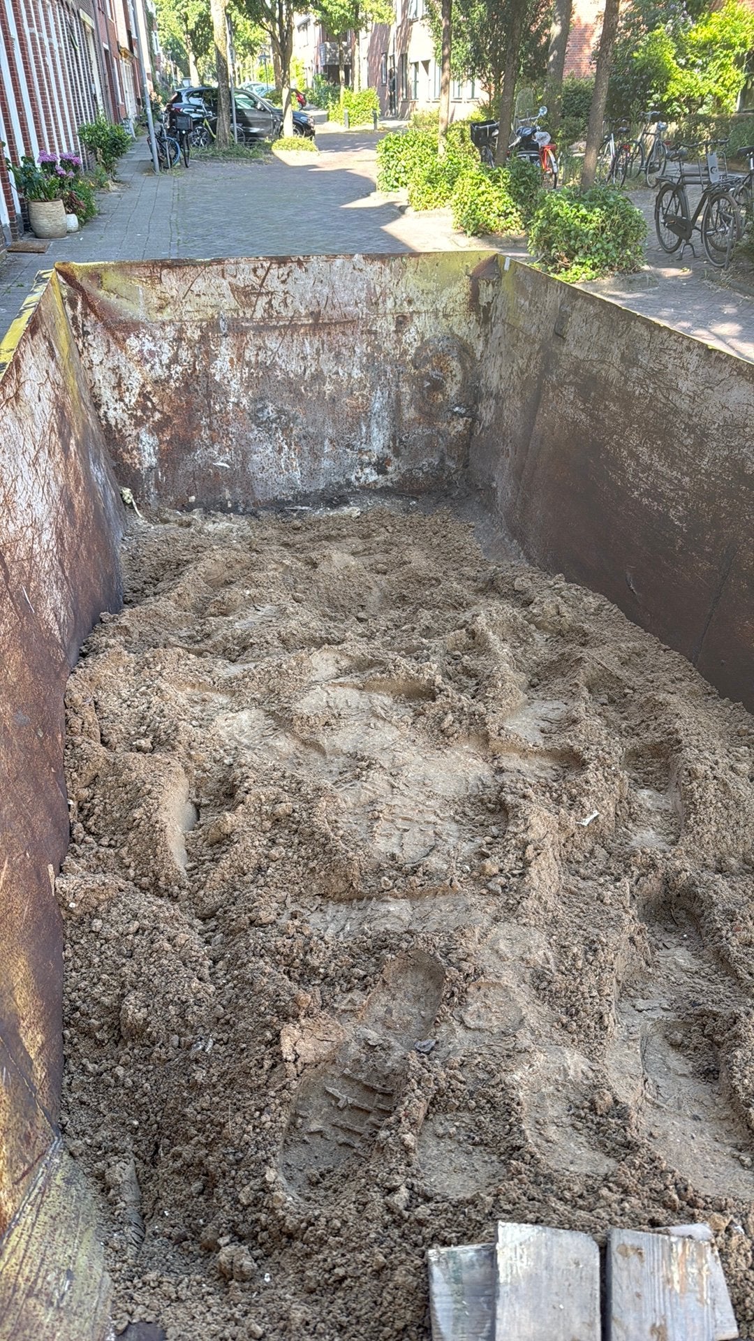 Gratis af te halen geel zand, Tuin en Terras, Ophalen, Zo goed als nieuw, Ophoogzand
