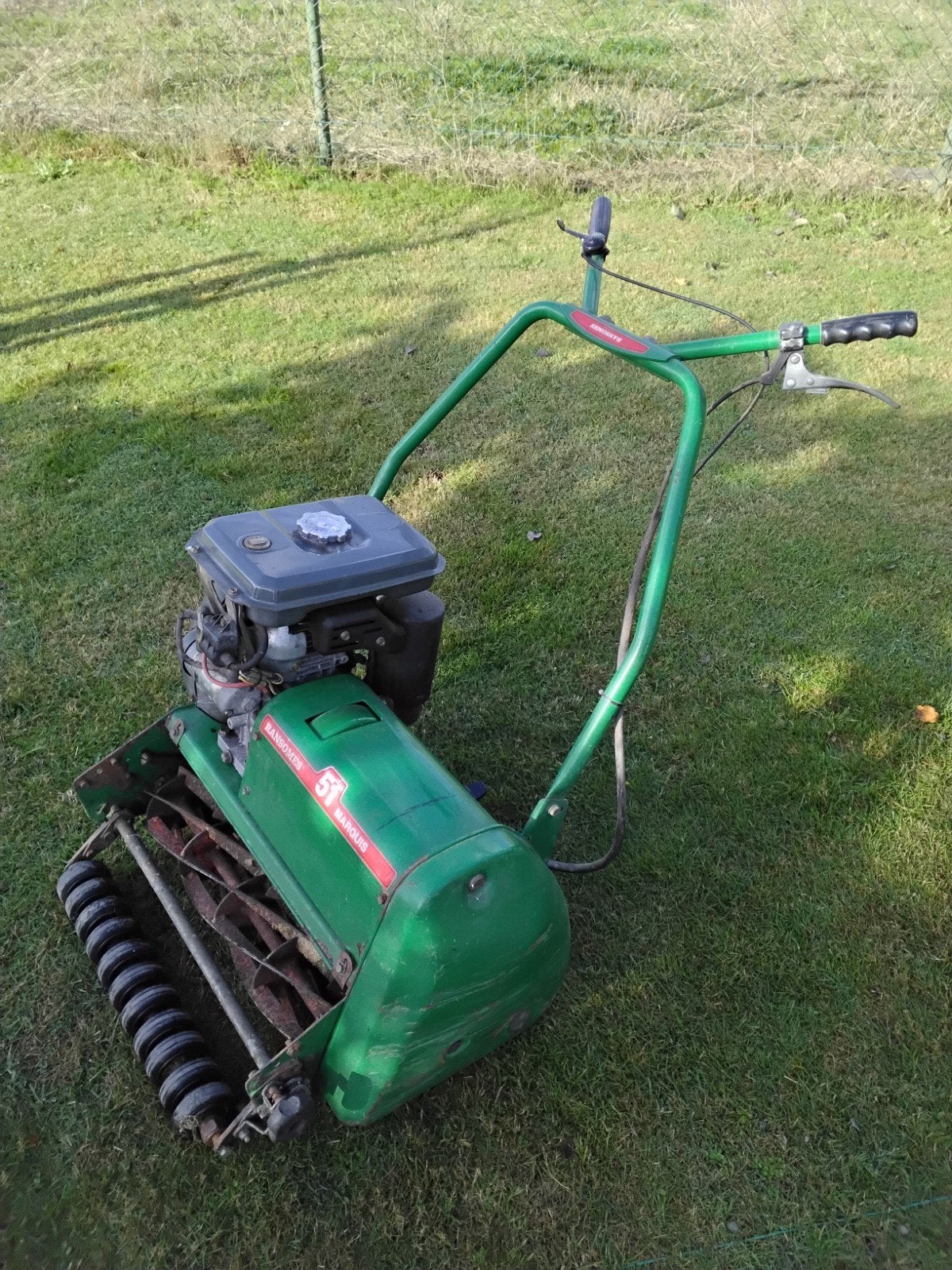 grasmaaier te koop, Tuin en Terras, Ophalen, Gebruikt, Ransomes (John Deere), Benzine-grasmaaier