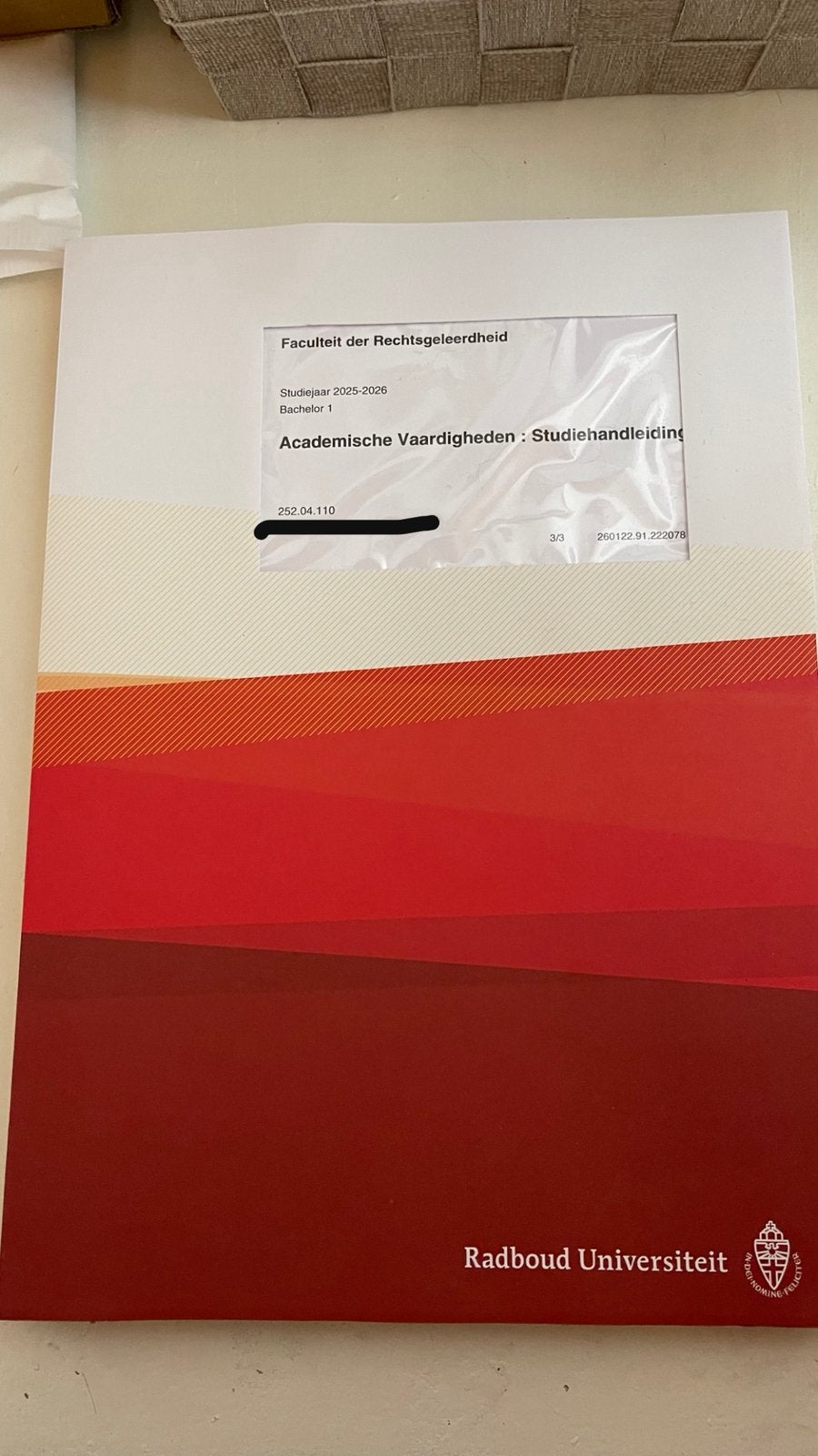 Reader Academische vaardigheden RU, Boeken, Ophalen of Verzenden, Alpha, Zo goed als nieuw, WO