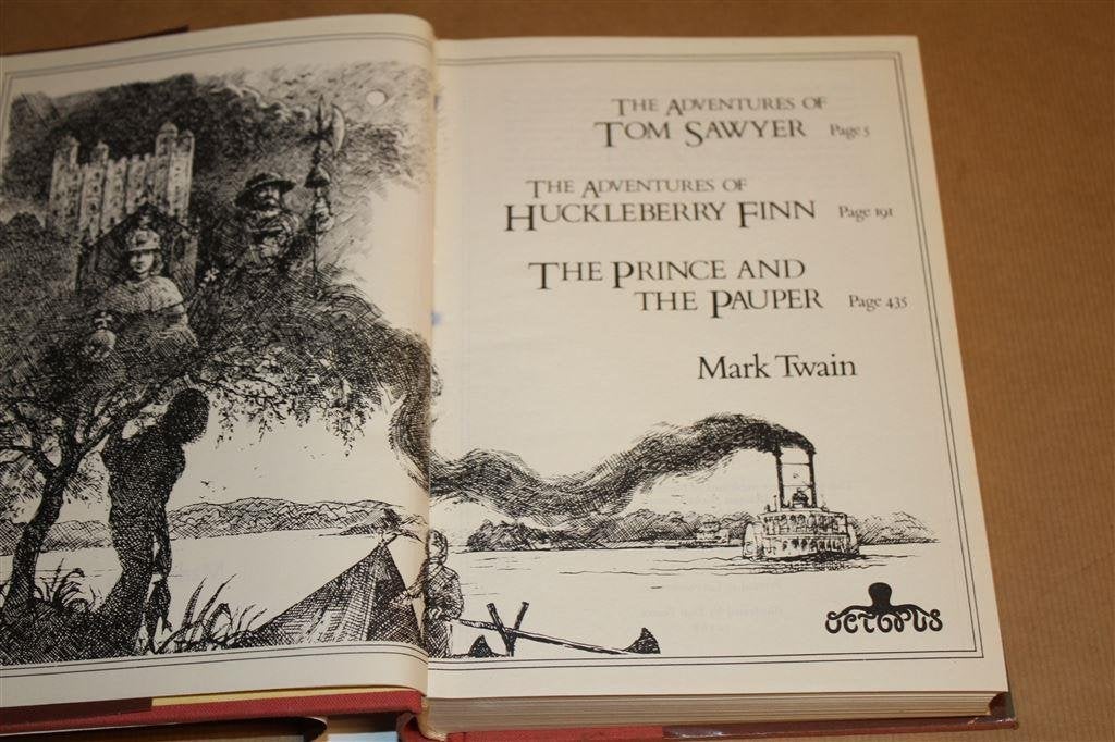 Mark Twain Omnibus. Tom Sawyer, Huckleberry Finn, Prince and, Ophalen of Verzenden, Gelezen