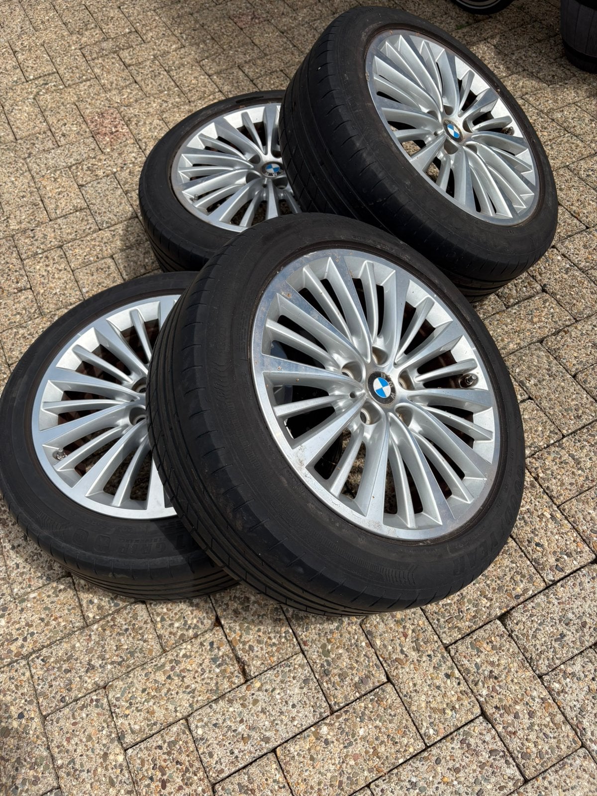 BMW VELGEN 5X112 (205/55/17), Ophalen, 17 inch, 205 mm, Zomerbanden