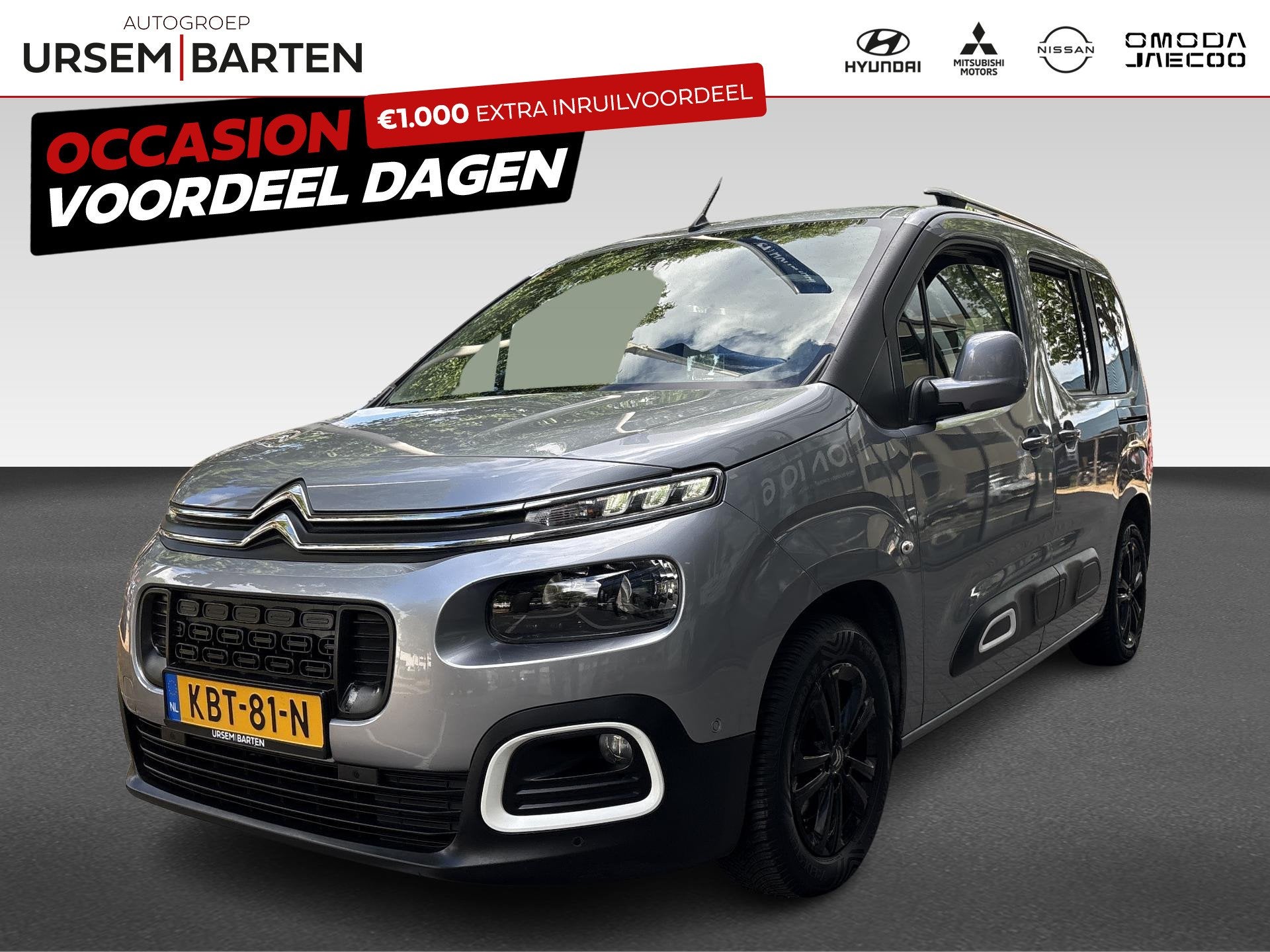 Citroën Berlingo 1.2 PureTech Shine, 15 km/l, Gebruikt, Euro 6, 1199 cc