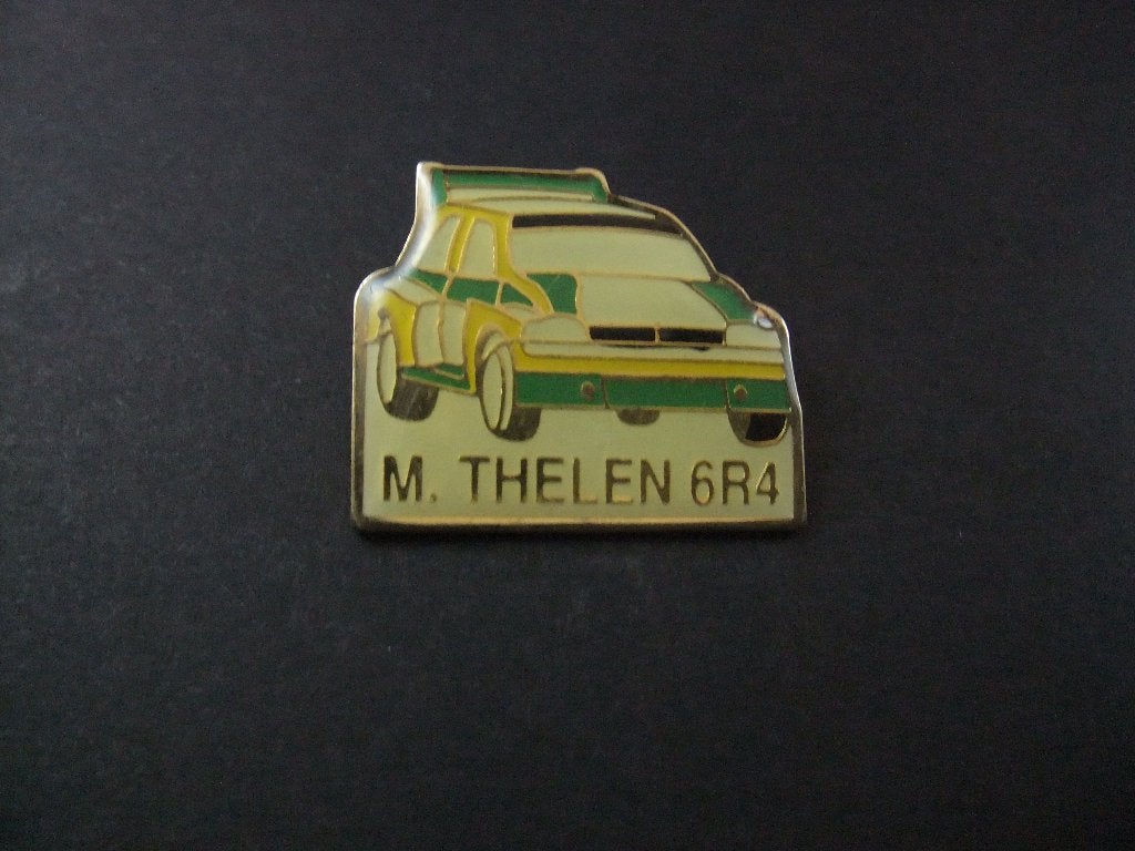 MG Metro 6R4, autocross coureur M. Thelen, pin, Ophalen of Verzenden, Gebruikt, Overige onderwerpen