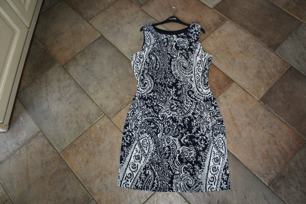 Joseph Ribkoff prachtige getailleerde print jurk mt 44, Kleding | Dames, Meerkleurig, ., Maat 42/44 (L), Joseph Ribkoff