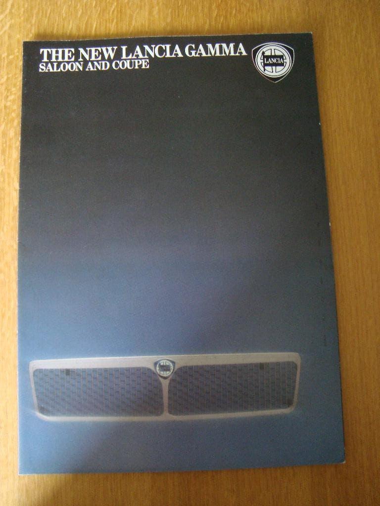 The New Lancia Gamma saloon and Coupe, Ophalen of Verzenden, Nieuw