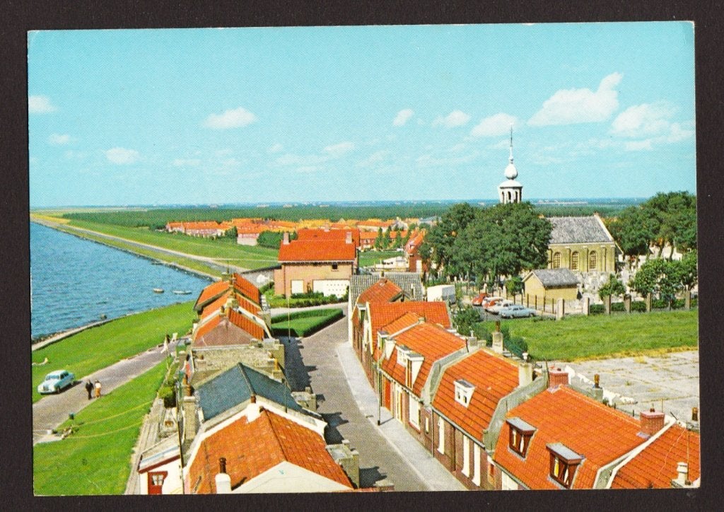 Urk - Het dorp in vogelvlucht, Verzenden, 1960 tot 1980, Ongelopen, Flevoland