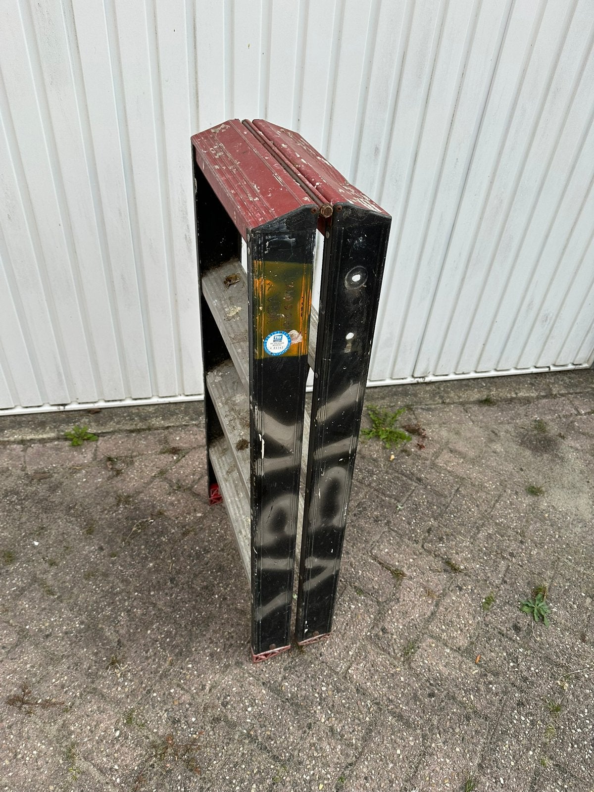 Altrex Taurus TDO4 Professionele A trap 2 x 4, Ophalen, Gebruikt, Trap, Opvouwbaar of Inschuifbaar