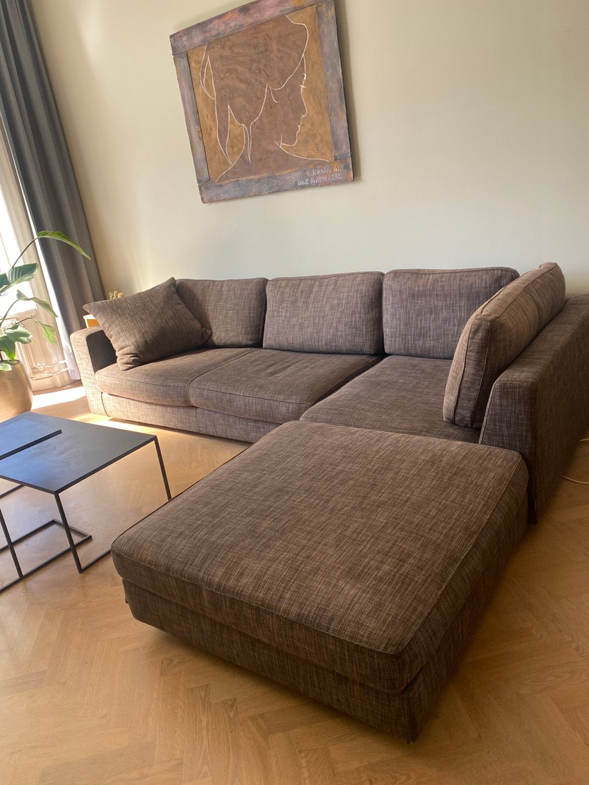 Minotti chaise longue, Huis en Inrichting, Ophalen, 250 tot 300 cm, Gebruikt, 100 tot 125 cm
