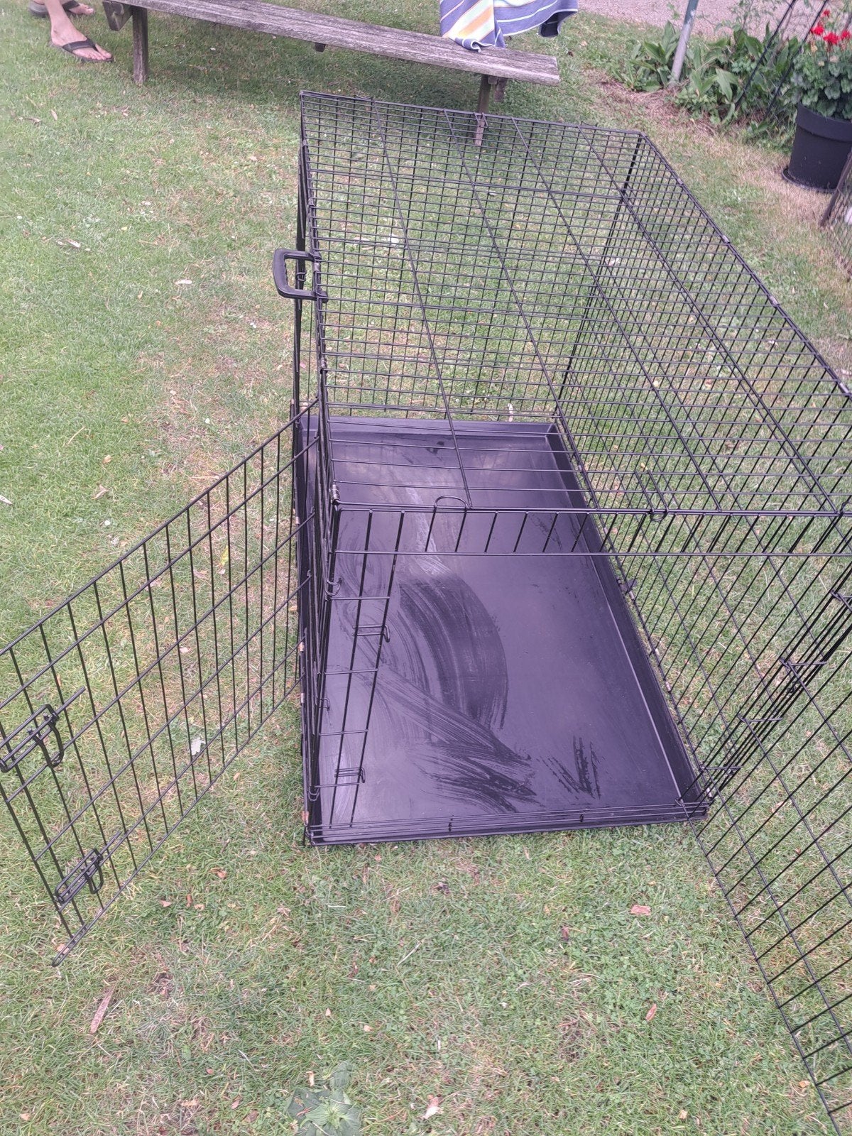 Xxl bench, Dieren en Toebehoren, Hondenhokken, Ophalen, Zo goed als nieuw, 110 cm of meer, 65 tot 100 cm