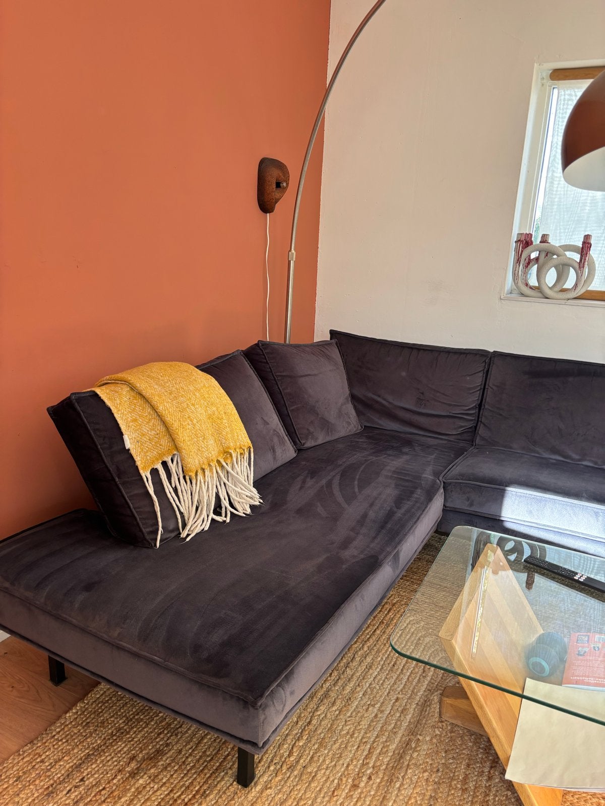 Woood Rodeo Velvet Hoekbank, Ophalen, 250 tot 300 cm, Gebruikt, Hoekbank