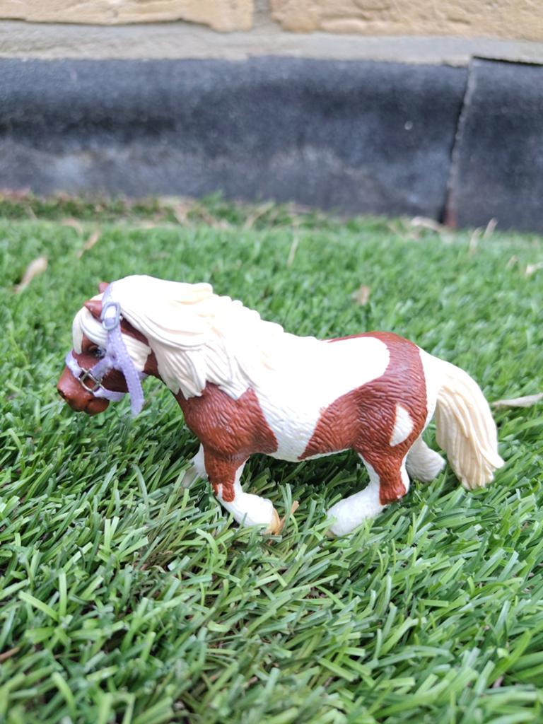Schleich Shetland Pony - Bruin/Wit, Ophalen of Verzenden