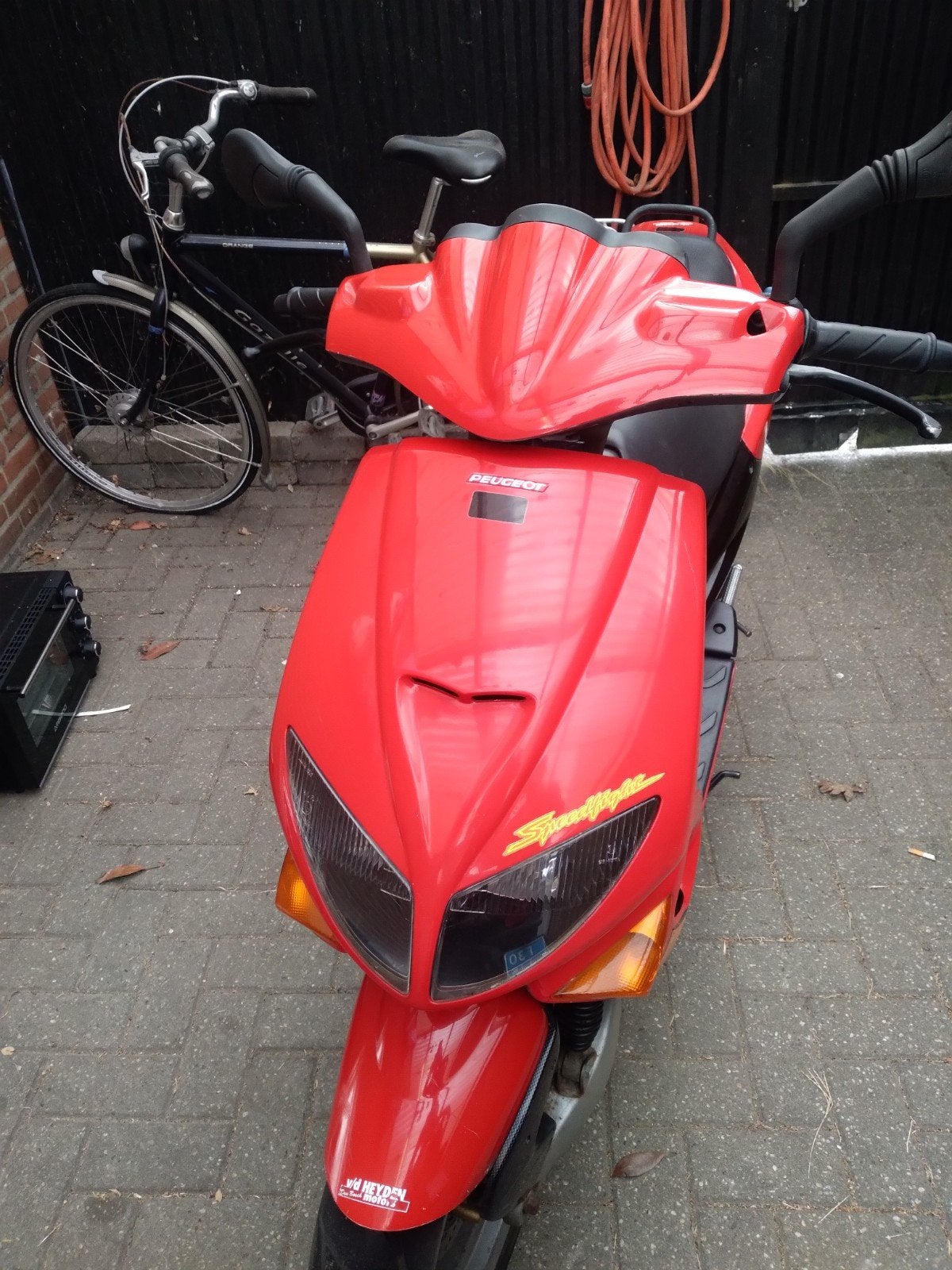 Peugeot Speedfight 1 Scooter - Rood, Goede Staat, Ophalen, Gebruikt, Maximaal 45 km/u, Speedfight