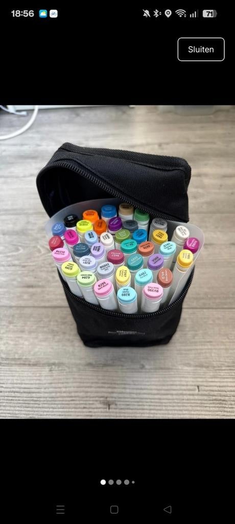 Ohuhu markers fine/board, Hobby en Vrije tijd, Tekenen, Ophalen of Verzenden, Potlood of Stift