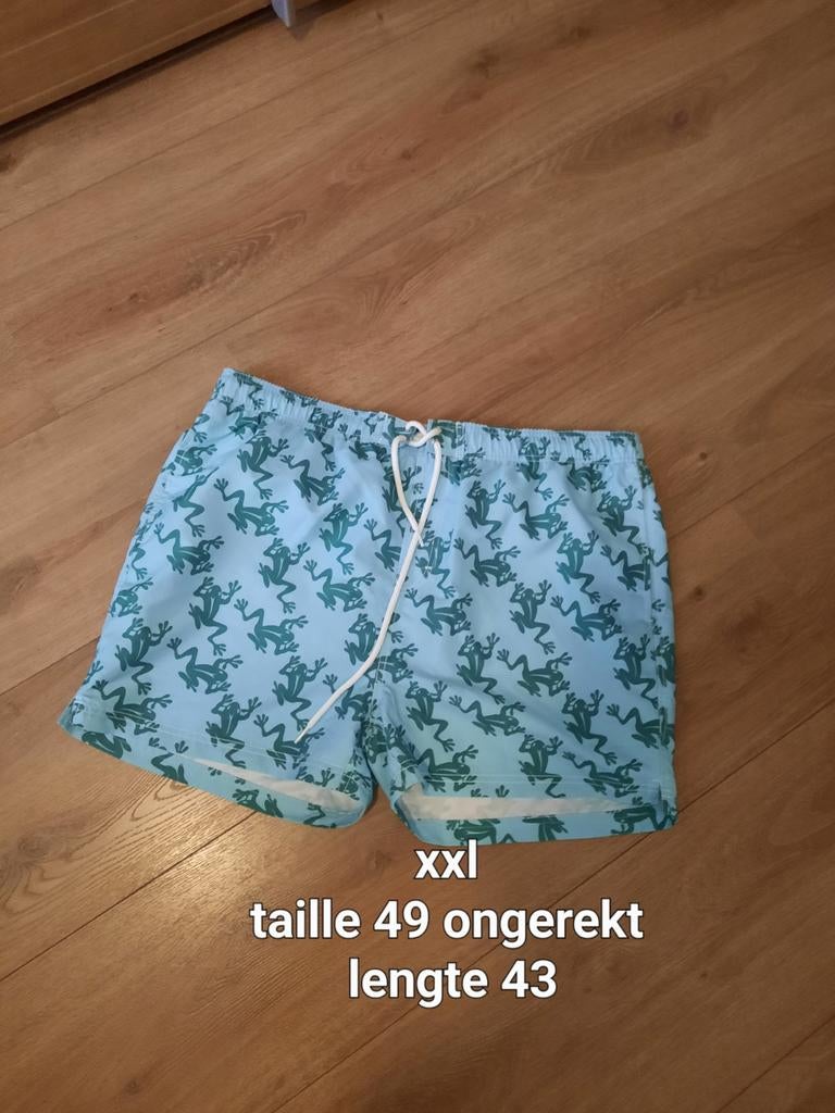 Zwemshort met kikkerprint - XXL/3XL, Kleding | Heren, Badmode en Zwemkleding, Ophalen of Verzenden, Overige maten, Onbekend, Zwemshort