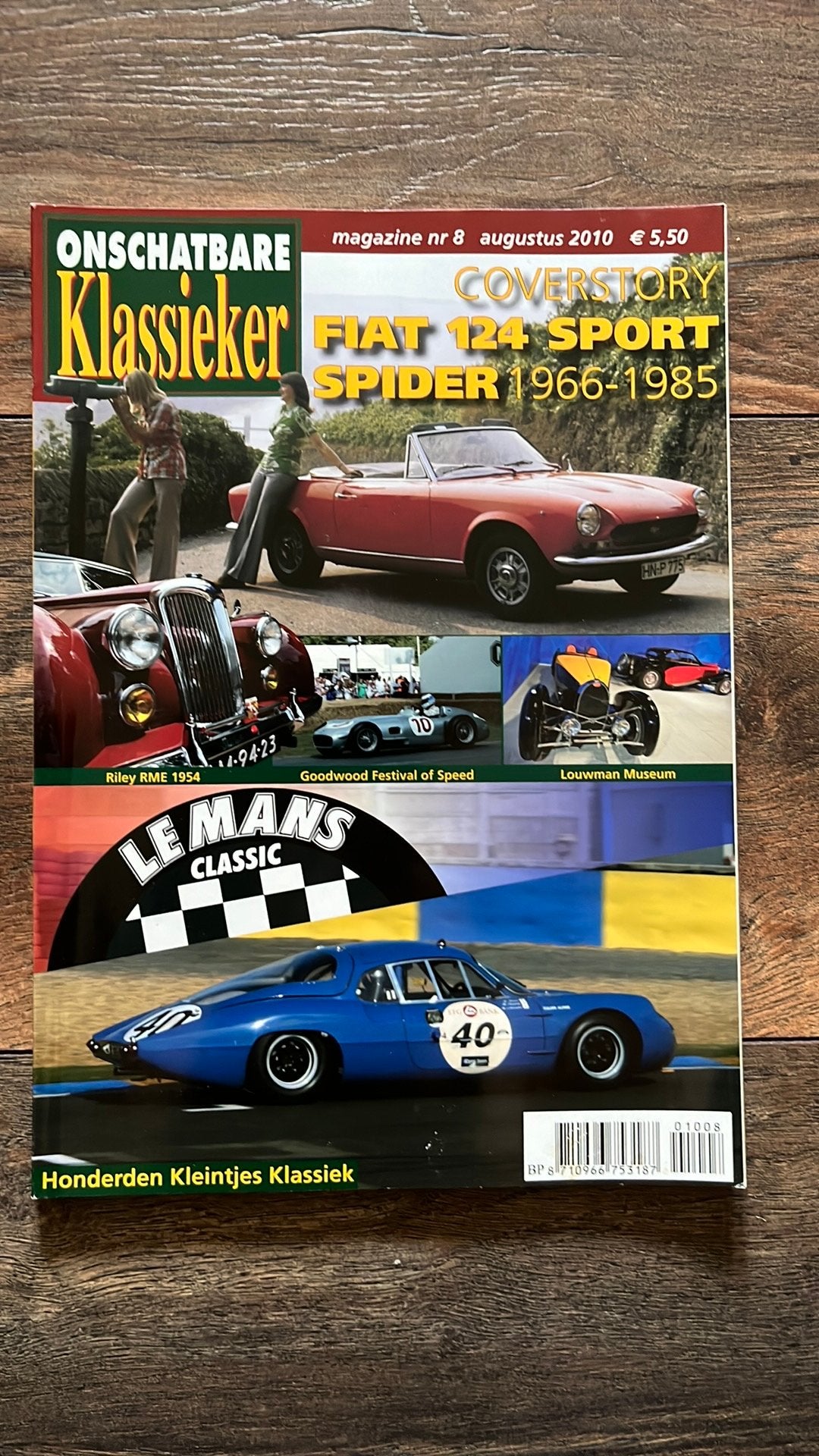 OKM: Fiat 124 Sport Spider, Camaro, Riley RME, Ophalen of Verzenden, Zo goed als nieuw, Algemeen