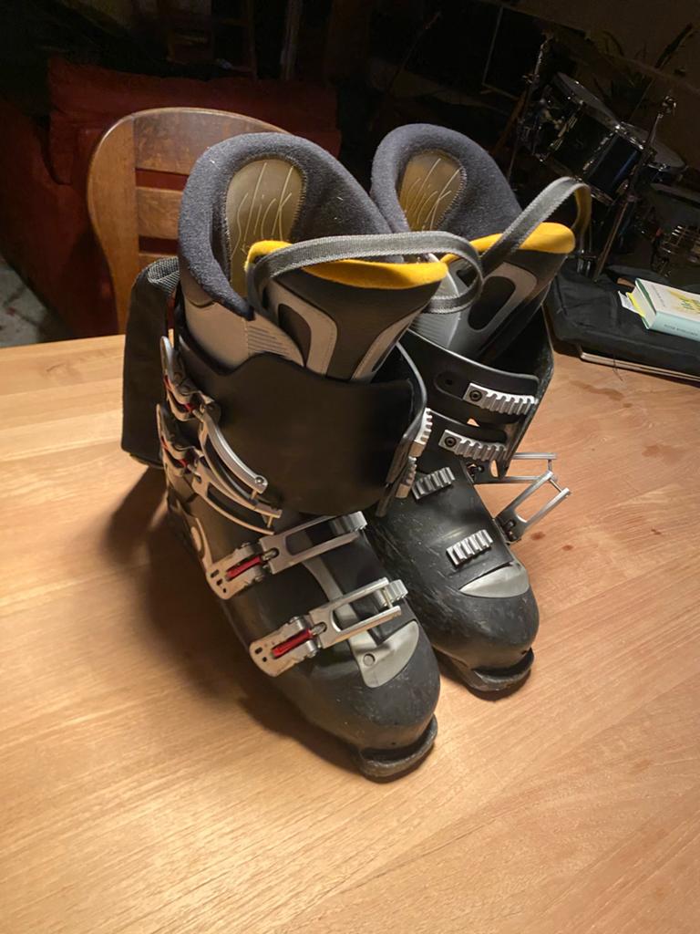 Salomon skischoenen maat 45 2/3, 160 tot 180 cm, Gebruikt, Schoenen, Skiën