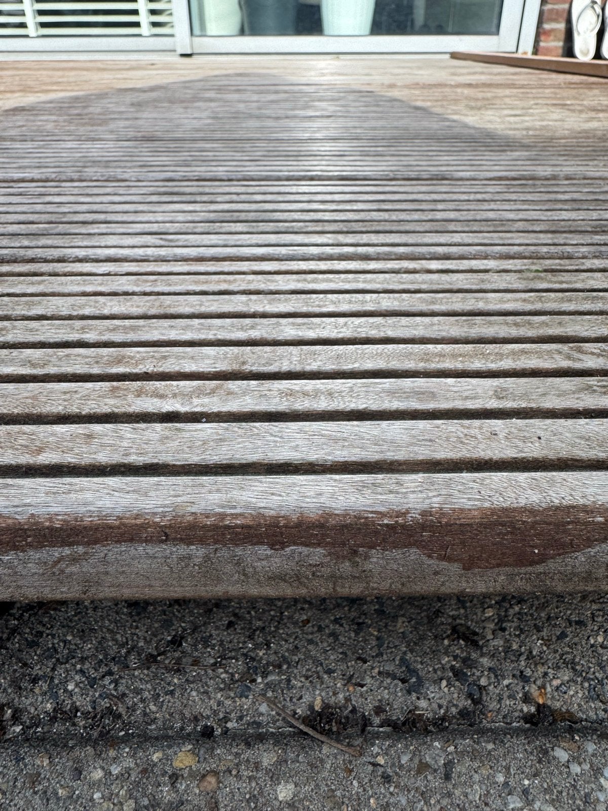 Hardhouten vlonderplanken voor terras of tuin, Ophalen, Gebruikt, Hout
