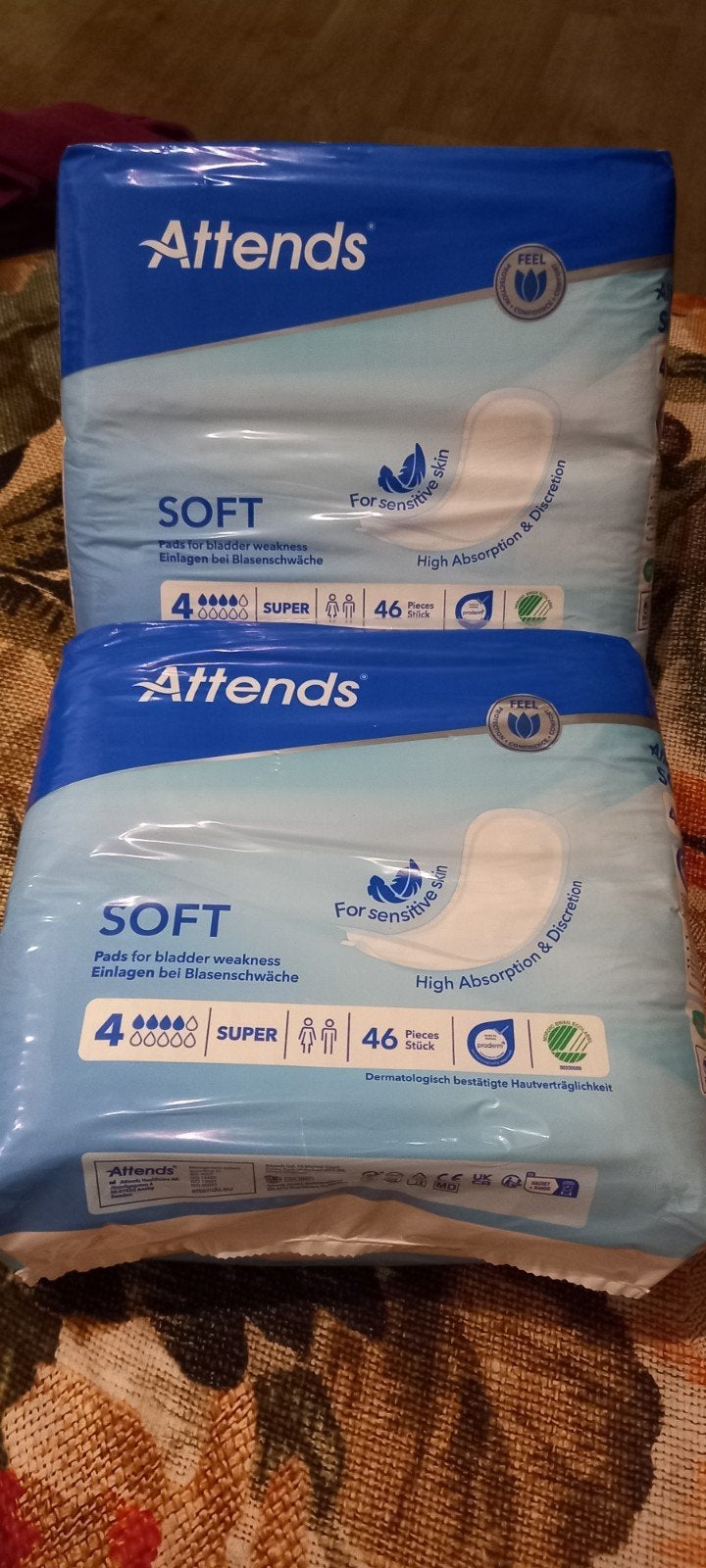 2x Attends Soft 4 Super (Ongeopend — Totaal 92 stuks), Ophalen of Verzenden