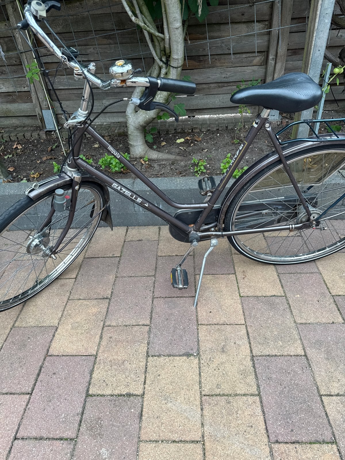 Gazelle Impala 28 inch damesfiets, Fietsen en Brommers, Fietsen | Dames | Damesfietsen, Ophalen, Terugtraprem, Gazelle, 53 tot 56 cm