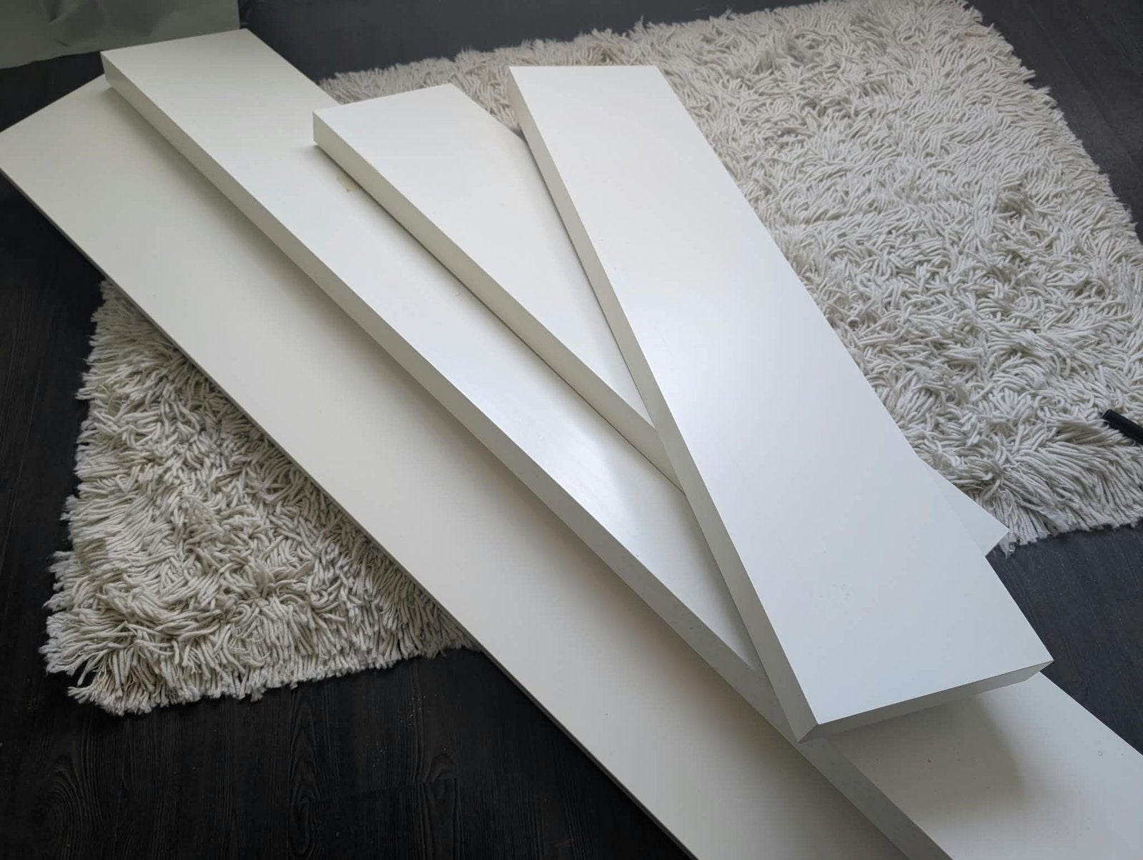 Ikea lack wandplank 2 x lang, 2 x kort, Huis en Inrichting, Ophalen, Gebruikt