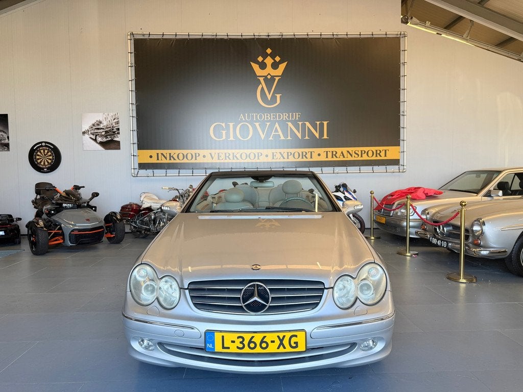 Mercedes-Benz CLK-klasse Cabrio 320 Avantgarde inruil mogeli, Auto's, Mercedes-Benz, Achterwielaandrijving, Cabriolet, 4 stoelen