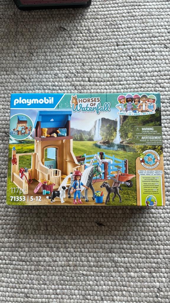 Playmobil Horses of Waterfall Amelia en Whisper 71353, Ophalen of Verzenden, Zo goed als nieuw, Complete set