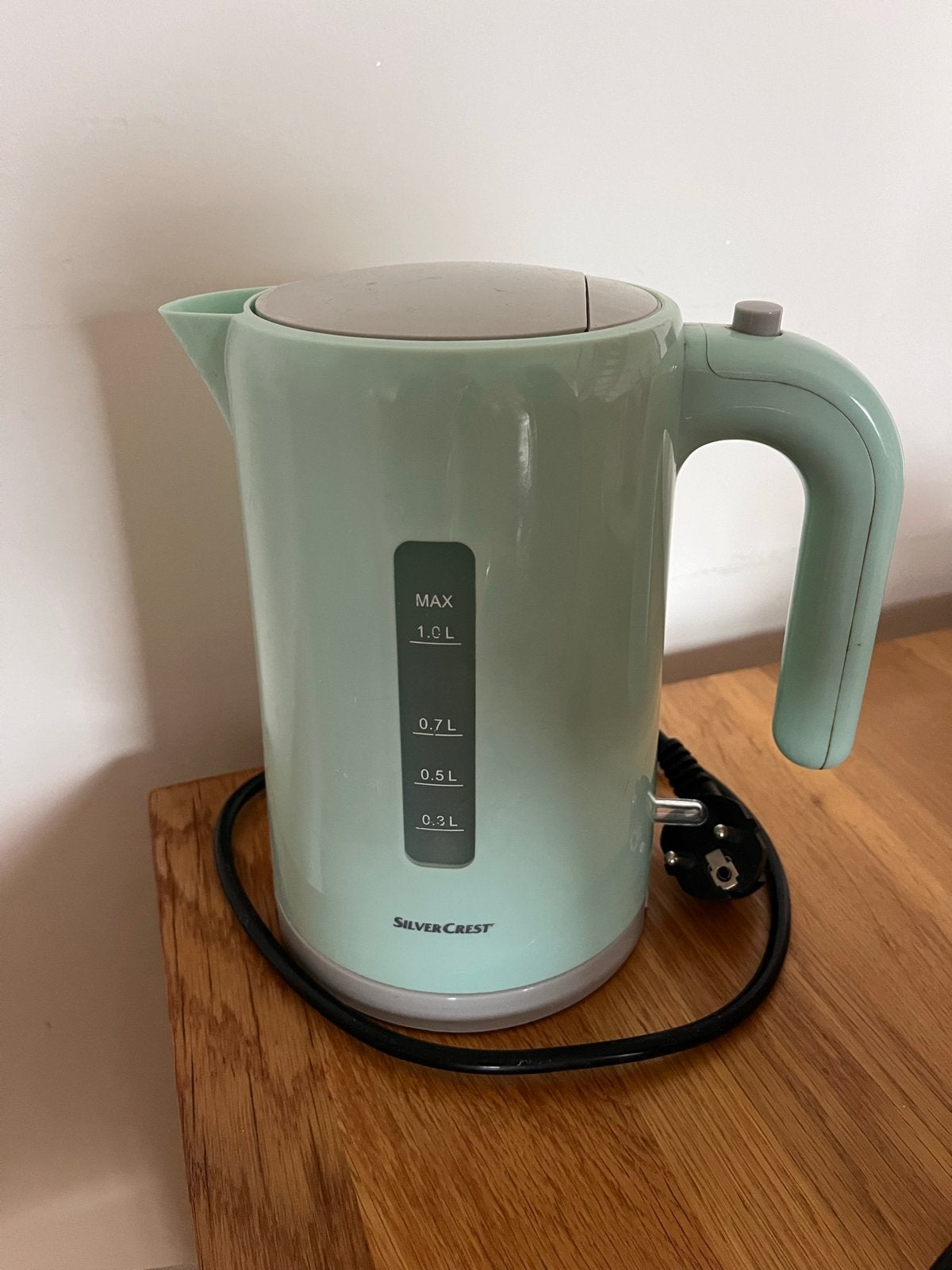 SilverCrest waterkoker 1L - Zo goed als nieuw, 1 tot 2 liter, Ophalen, Zo goed als nieuw