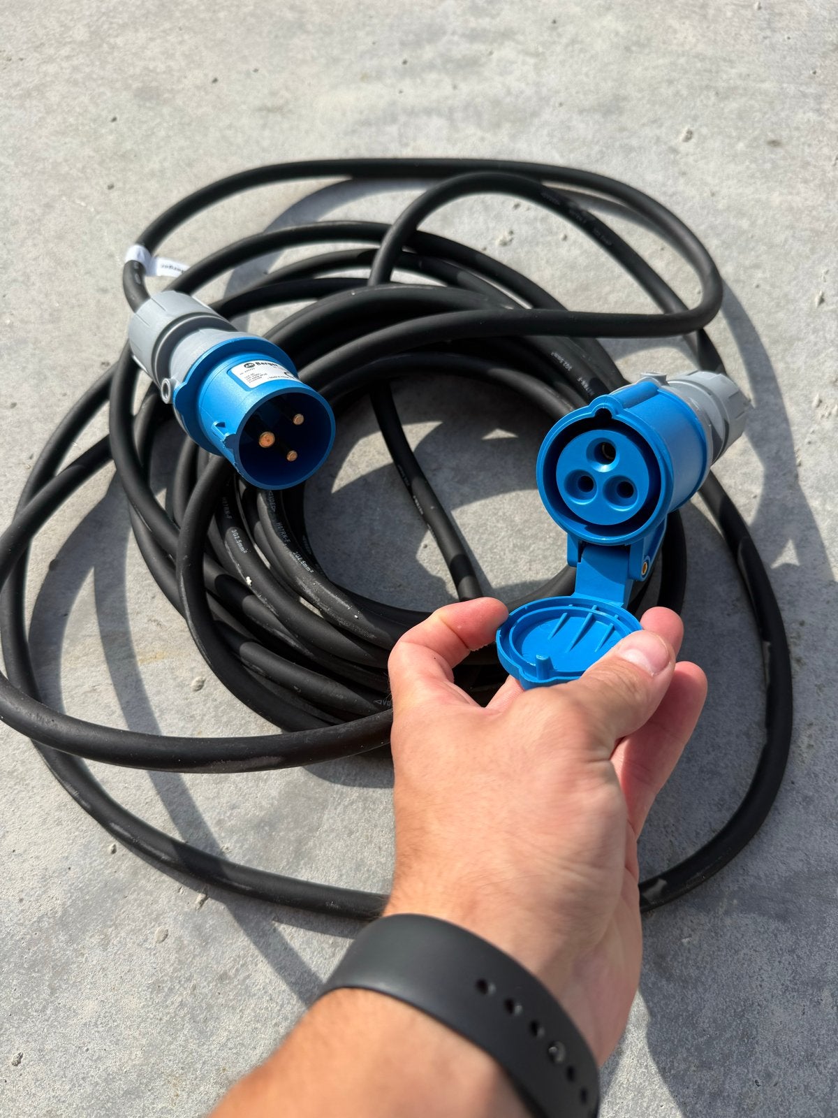 Nieuwe 10m CEE verlengkabel, Ophalen of Verzenden, Nieuw, Kabel of Snoer
