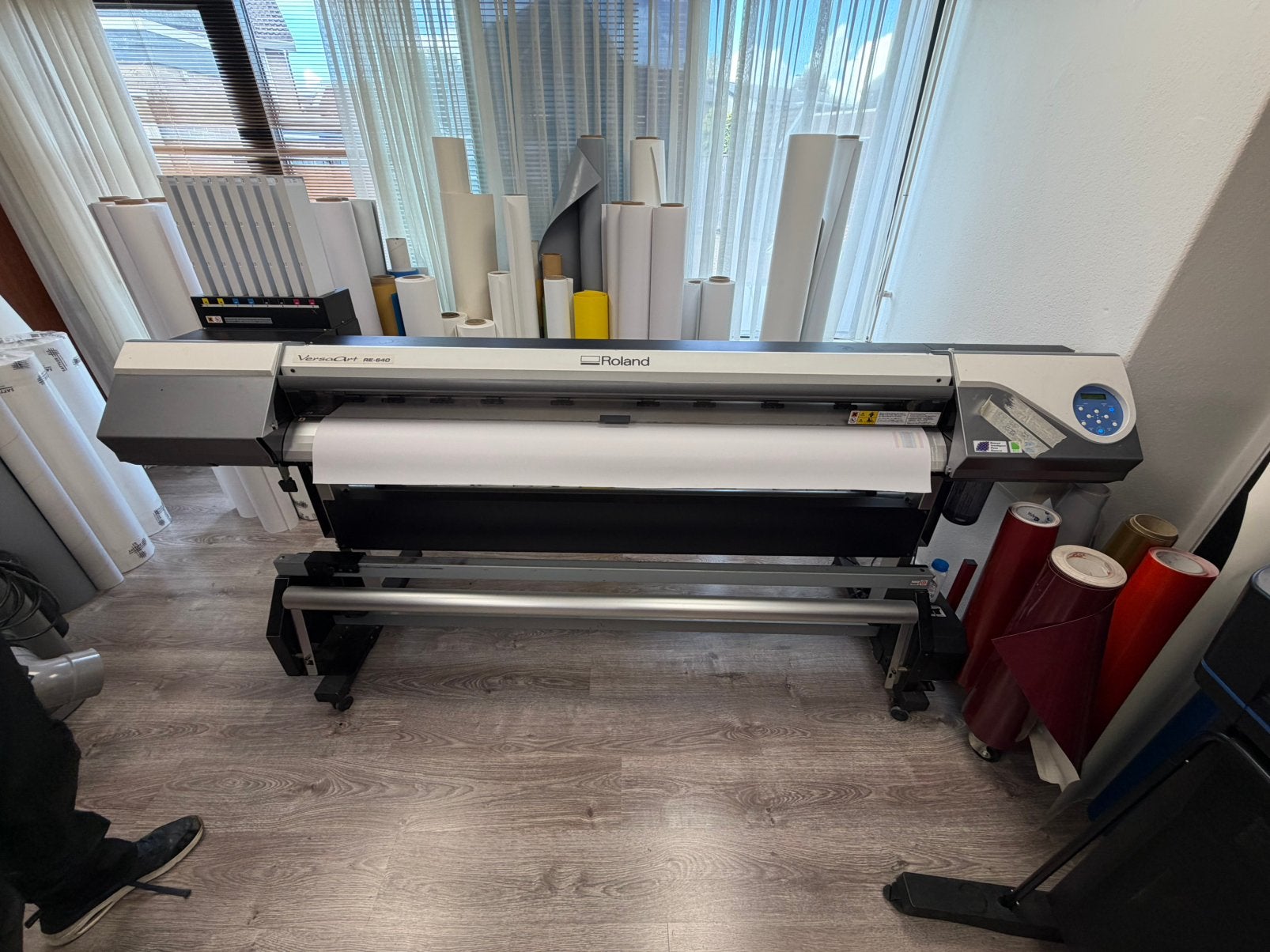 Roland VersaArt RE-640 grootformaatprinter incl. inktpatrone, Computers en Software, Ophalen, Gebruikt