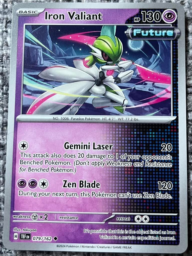 Pokémonkaart van Iron Valiant • Temporal Forces (079/162), Verzenden, Nieuw, Losse kaart