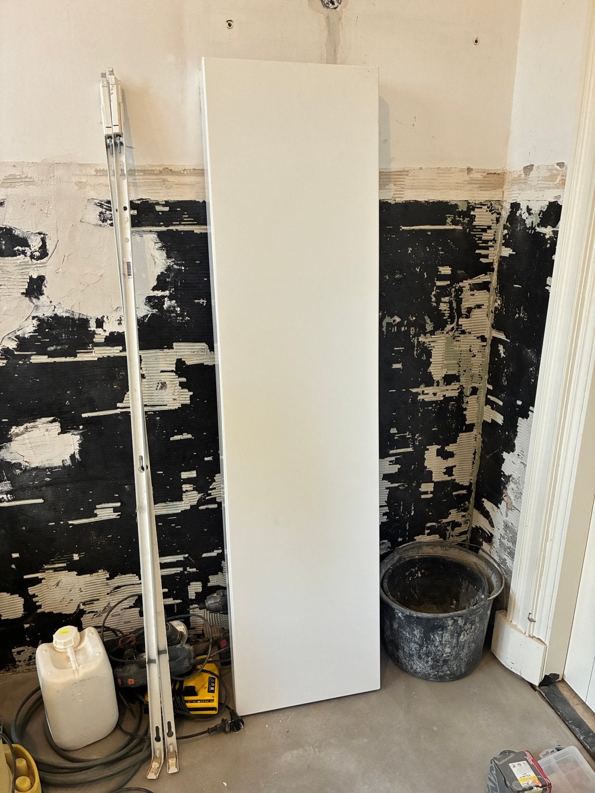 160x40 cm Type 22 Verticale radiator vlakke voorzijde - Wit, Ophalen, Gebruikt, Radiator, Minder dan 60 cm