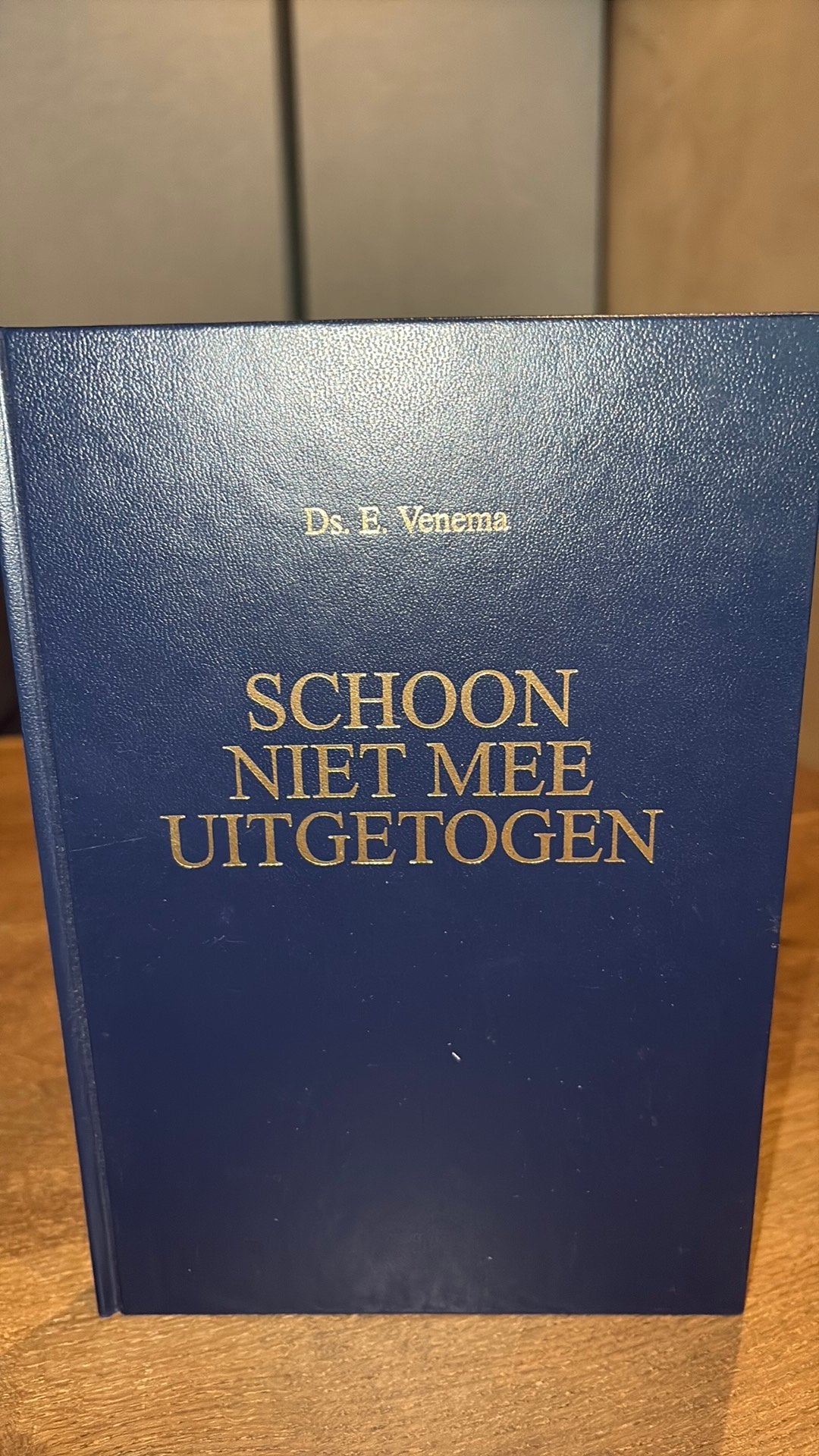 Ds E Venema Schoon niet mee uitgetogen, Ophalen of Verzenden, Gelezen