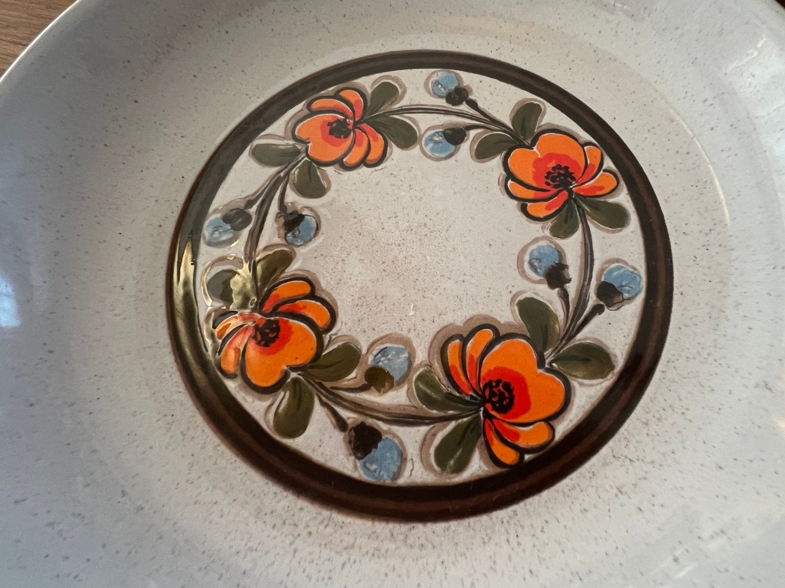 6 vintage borden, Antiek en Kunst, Antiek | Keramiek en Aardewerk, Ophalen