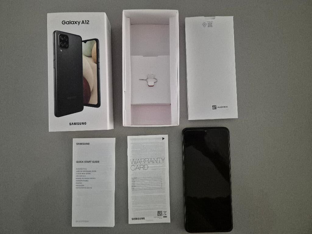 Samsung Galaxy A12 zwart, Telecommunicatie, Mobiele telefoons | Samsung, Gebruikt, Zwart, Ophalen of Verzenden, Zonder simlock