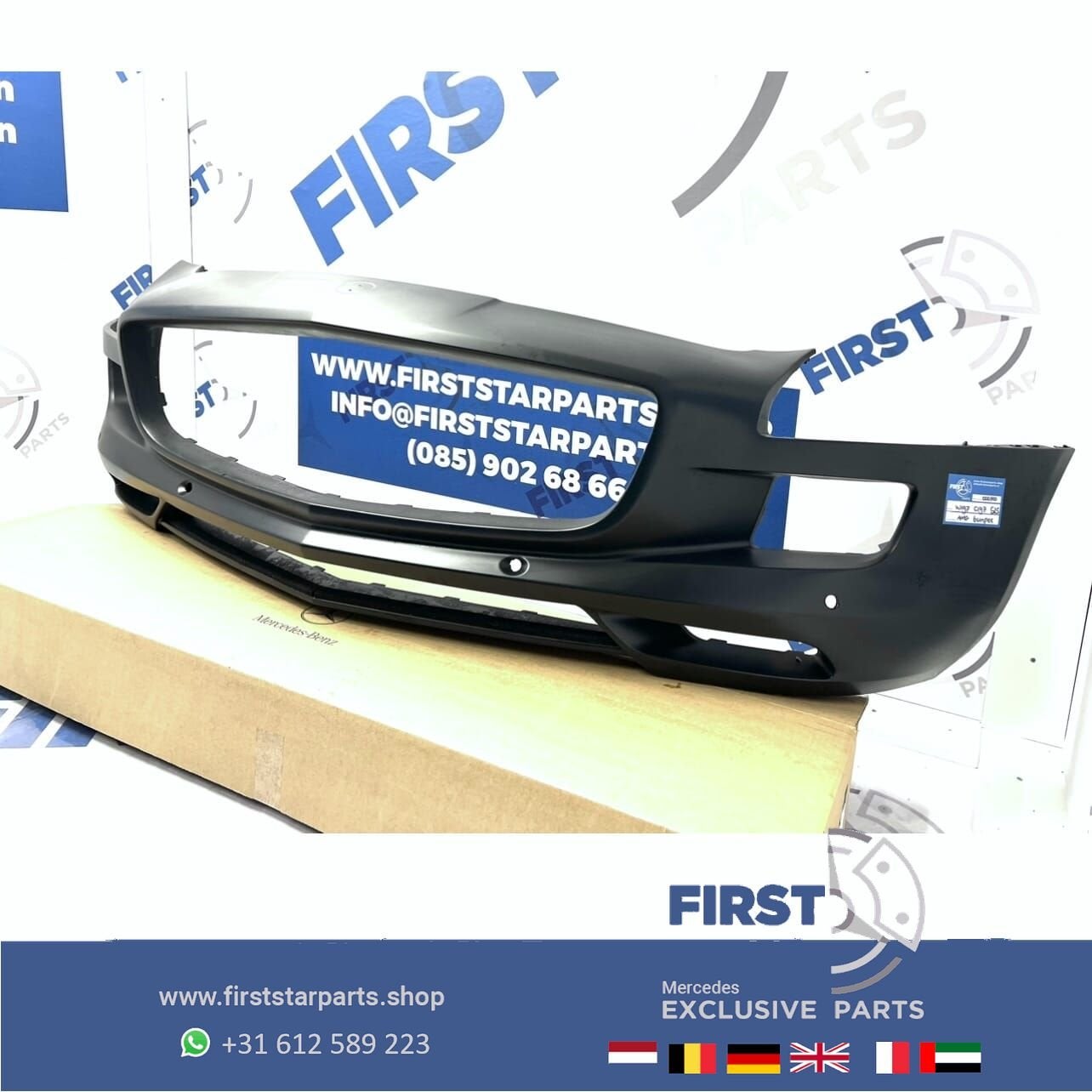W197 C197 R197 SLS AMG63 VOORBUMPER BUMPER A1978850025 SLS 6, Gebruikt, -, Voor, Ophalen of Verzenden