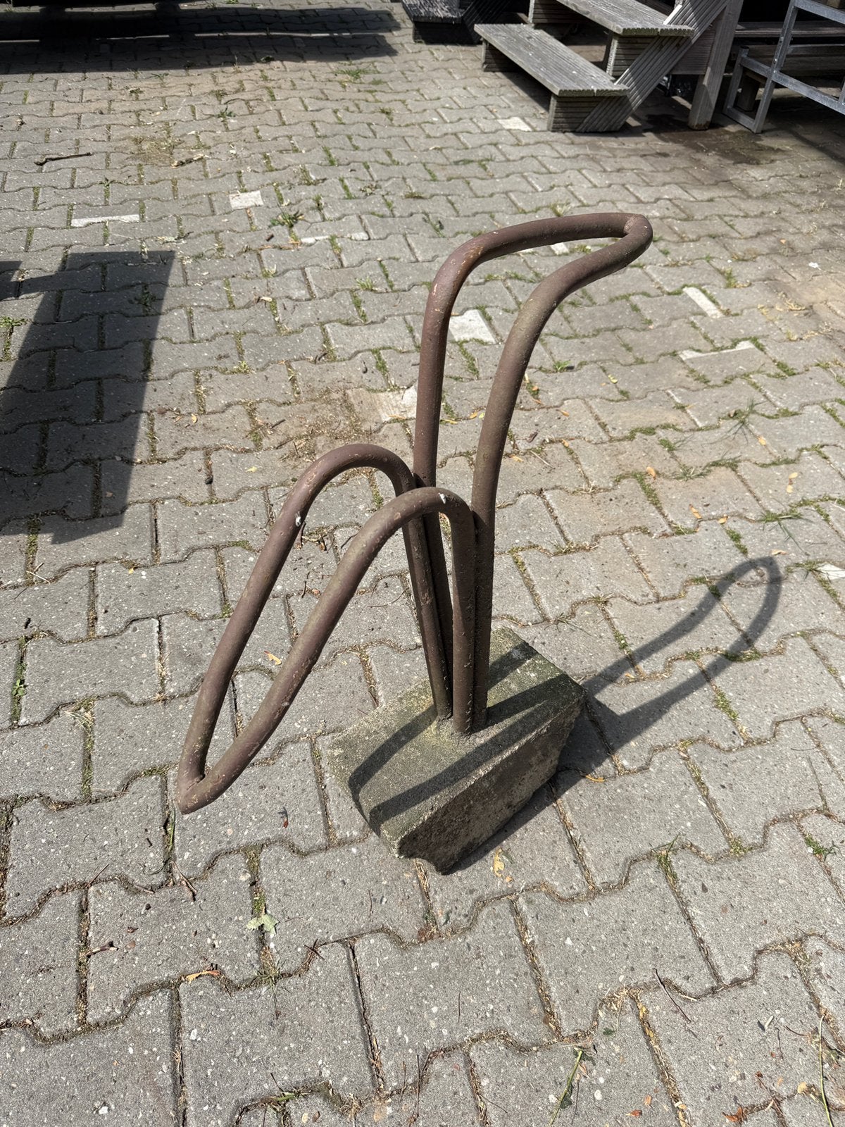 Fietsenrek / fietsbeugel, Ophalen, Gebruikt