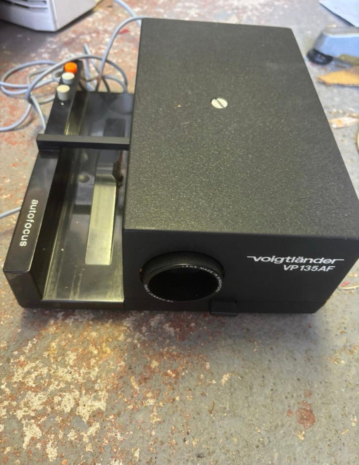 Voigtländer VP 135AF diaprojector.Lens, Ophalen of Verzenden, Gebruikt
